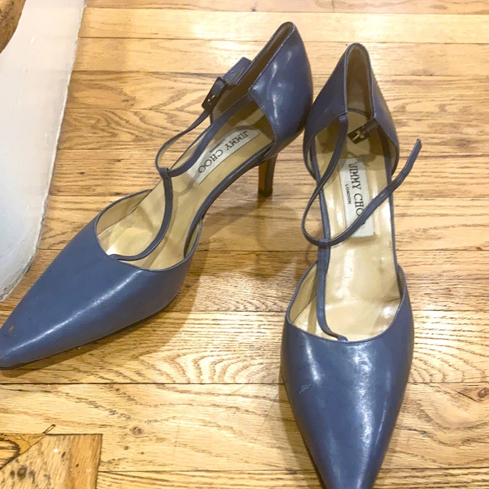 Jimmy Choo shoes size 39 1/2 and other is 40. Not much difference